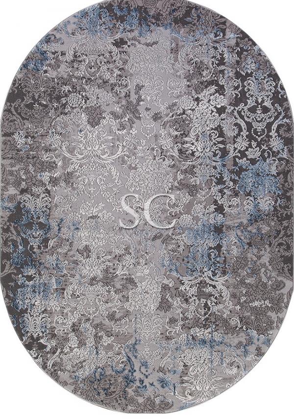 Ковер Armina 03852 blue/blue овал - картинка 1
