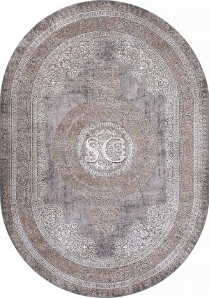 Ковер Armina 04073 grey/brown овал