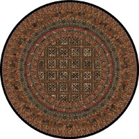 Ковер Kashqai 4301-500 round