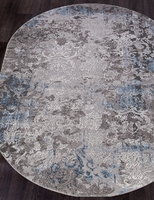 Ковер Armina 03852 blue/blue овал
